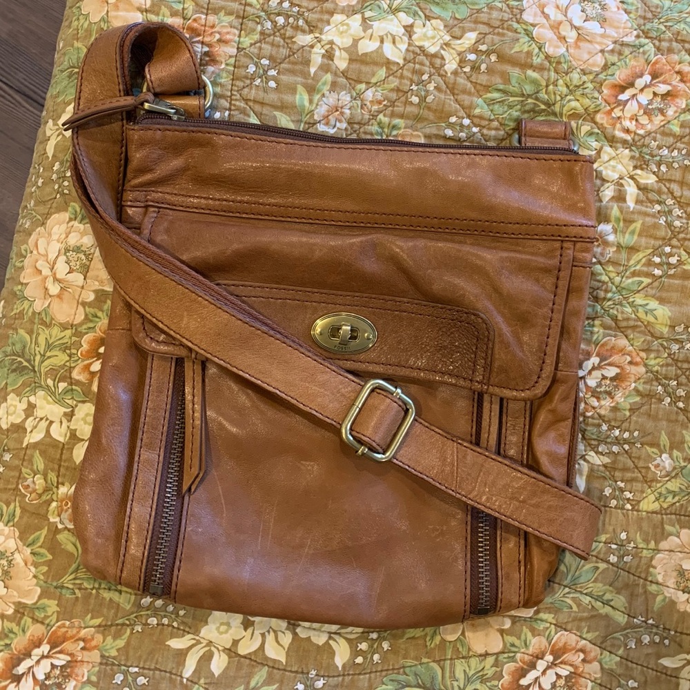 Leather Fossil crossbody